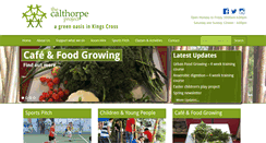 Desktop Screenshot of calthorpeproject.org.uk